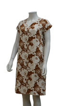 Load image into Gallery viewer, V NECK CUFF SLV DRESS with POCKETS
