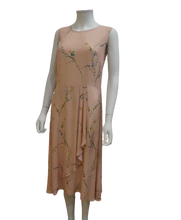 Load image into Gallery viewer, S/LESS FLORAL VISCOSE DRESS WITH RUFFLE OVERLAP
