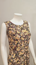Load and play video in Gallery viewer, S/LESS FLORAL VISCOSE DRESS WITH RUFFLE OVERLAP

