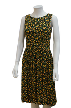 Load image into Gallery viewer, S/LESS FLORAL VISCOSE DRESS WITH GATHERS
