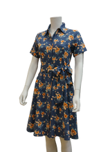 Load image into Gallery viewer, S/SLV POLO DRESS WITH TIE

