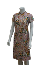 Load image into Gallery viewer, S/SLEEVE MANDARIN COLLAR A DRESS
