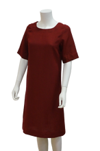 Load image into Gallery viewer, S/SLV LINEN TUNIC DRESS
